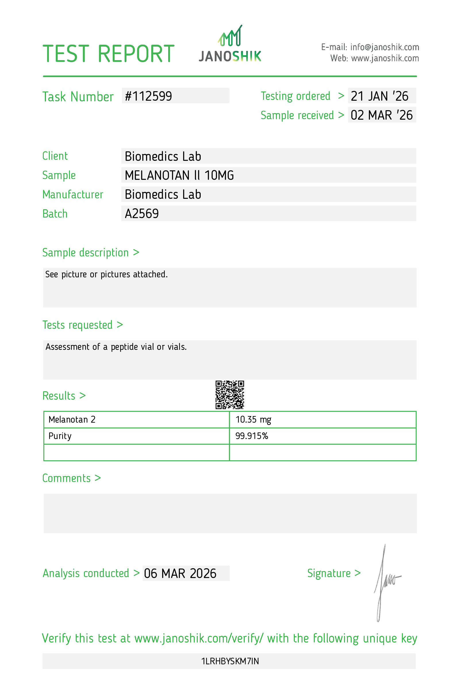 Melanotan II (10 mg)
